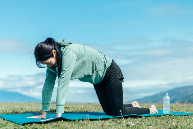 ヨガを取り入れたリハビリ