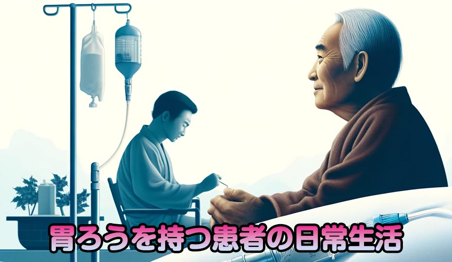 胃ろうを持つ患者の日常生活