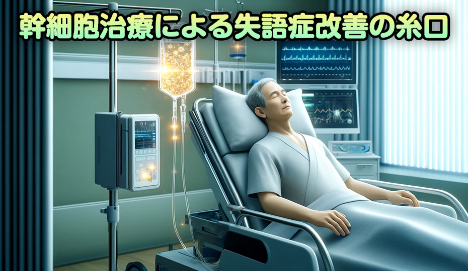 幹細胞治療による失語症改善の糸口