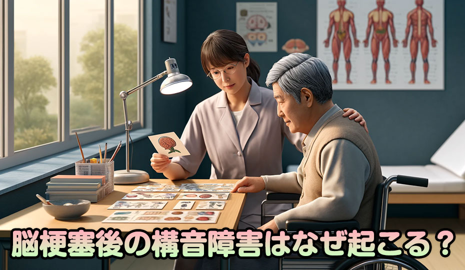 脳梗塞後の構音障害はなぜ起こる？
