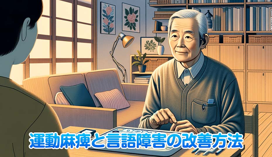 脳出血後の回復期の運動麻痺と言語障害の改善方法