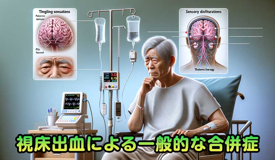 視床出血による一般的な合併症