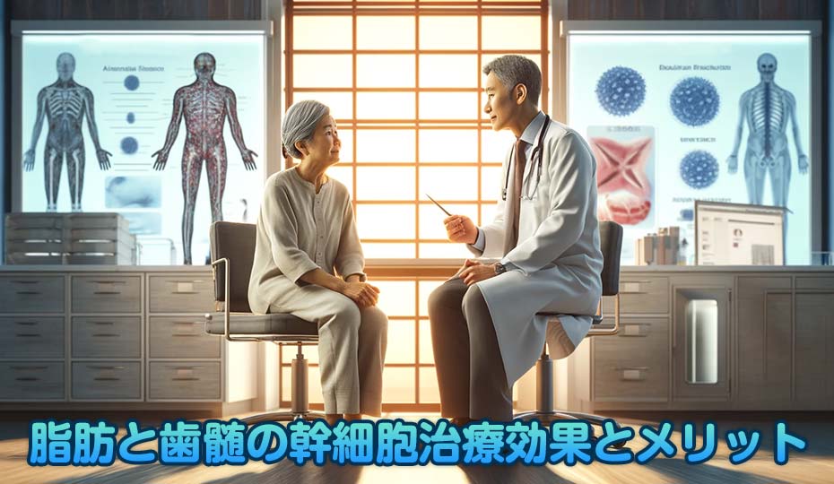 脂肪幹細胞と歯髄幹細胞治療の効果とメリット