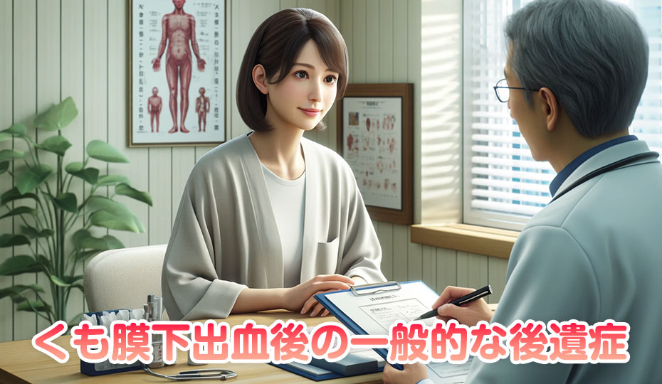 蜘蛛膜下出血後の一般的な後遺症