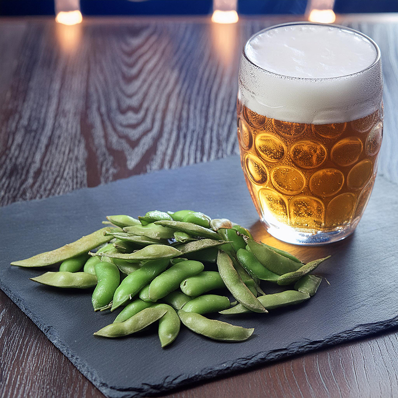 ビールと枝豆