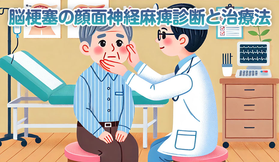 脳梗塞による顔面神経麻痺の診断と治療法